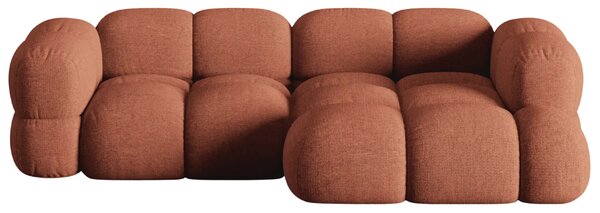 -25 % Dny MOMENTI– Cosmopolitan Design Terakotově oranžová rohová pohovka Loretto 250 cm, pravá