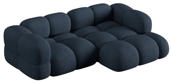 -25 % Dny MOMENTI– Cosmopolitan Design Tmavě modrá rohová pohovka Loretto 250 cm, pravá