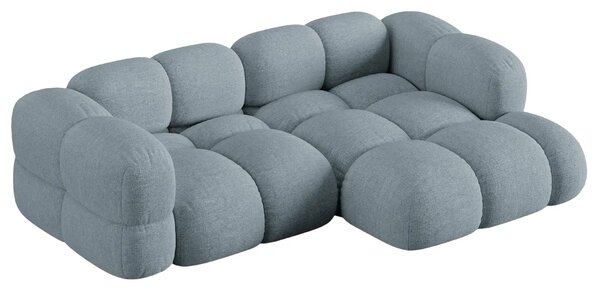 Cosmopolitan Design Světle modrá rohová pohovka Loretto 250 cm, pravá