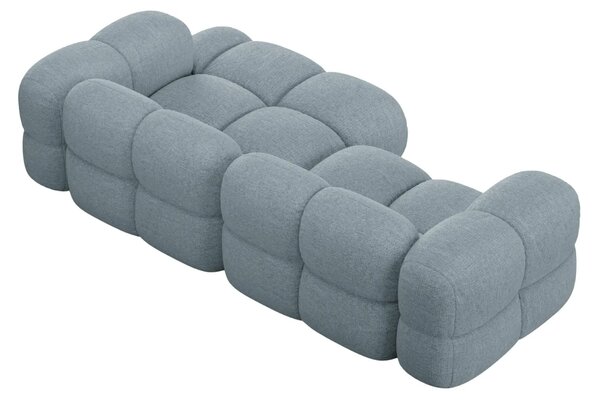 Cosmopolitan Design Světle modrá rohová pohovka Loretto 250 cm, pravá