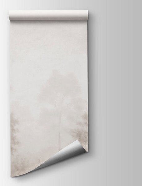 Fototapeta Zamlžený les se stromy, Přírodní fototapety, Populární fototapety, t00721 - Tapeko.co.cz