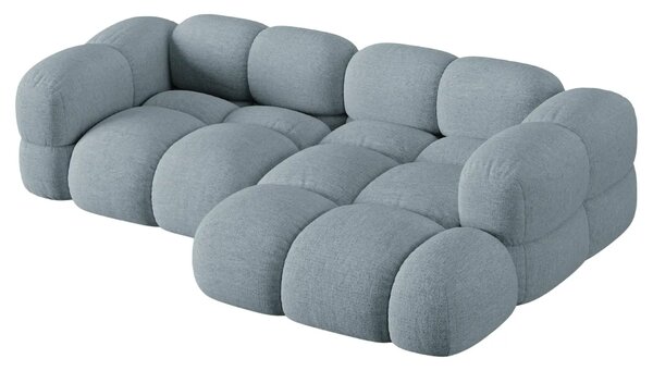 Cosmopolitan Design Světle modrá rohová pohovka Loretto 250 cm, pravá