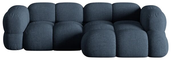-25 % Dny MOMENTI– Cosmopolitan Design Tmavě modrá rohová pohovka Loretto 250 cm, pravá