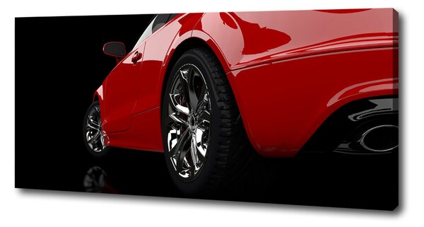 Foto obraz na plátně Červené auto oc-60704339