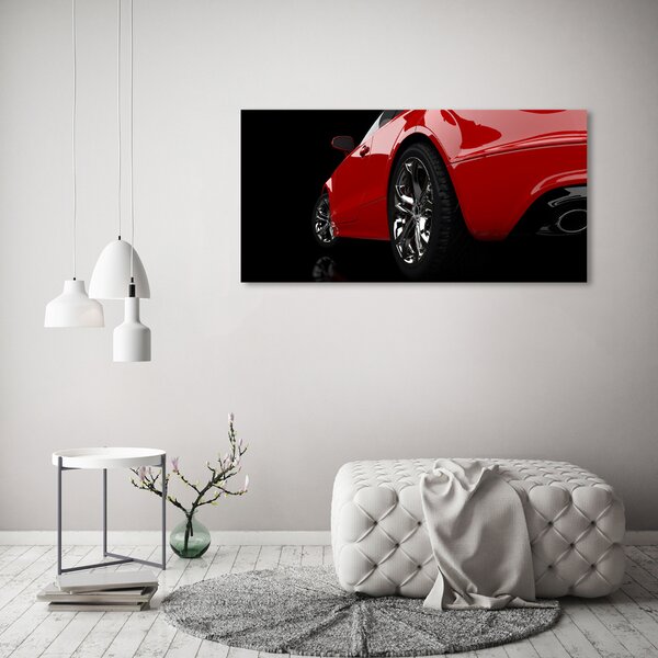 Foto obraz na plátně Červené auto oc-60704339