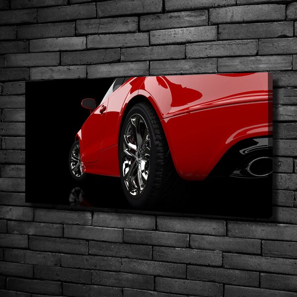 Foto obraz na plátně Červené auto oc-60704339