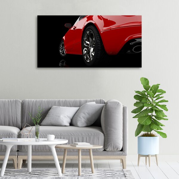 Foto obraz na plátně Červené auto oc-60704339