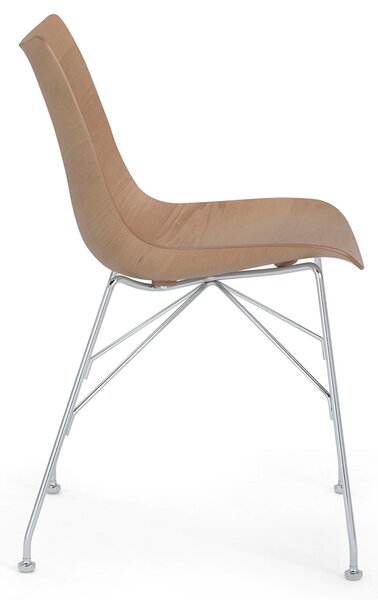 Kartell designové jídelní židle P/Wood