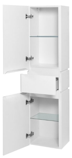 Lavedo Lion White II 40 vysoká závěsná skříňka do koupelny Orientace: Levá