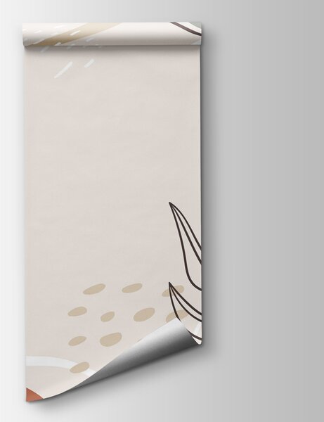 Fototapeta Barevný květinový design na bílém pozadí, Designové fototapety na zeď, Populární fototapety, u73824 - Tapeko.co.cz