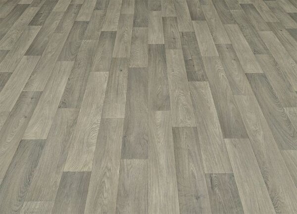 Breno PVC SUPERTEX NEW Camargue 572 - šedé dřevo, šíře 400 cm