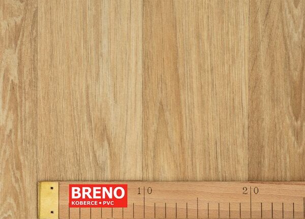 Breno PVC SUPERTEX NEW Camargue 543 - hnědé dřevo, šíře 400 cm