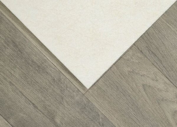 Breno PVC SUPERTEX NEW Camargue 572 - šedé dřevo, šíře 400 cm