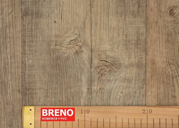 Breno PVC SUPERTEX NEW Argentina 542 - hnědé dřevo, šíře 200 cm