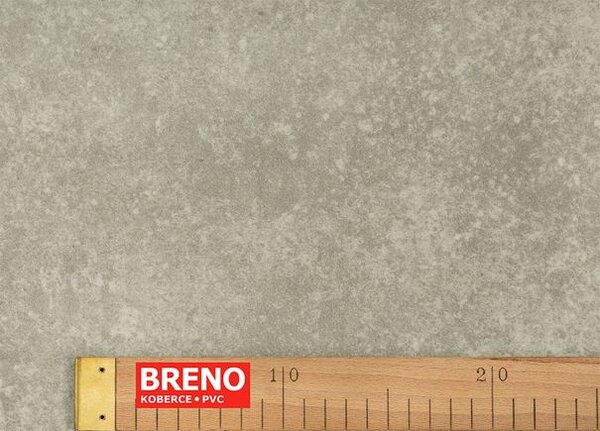 Breno PVC SUPERTEX NEW Navarra 530 - šedý beton, šíře 200 cm