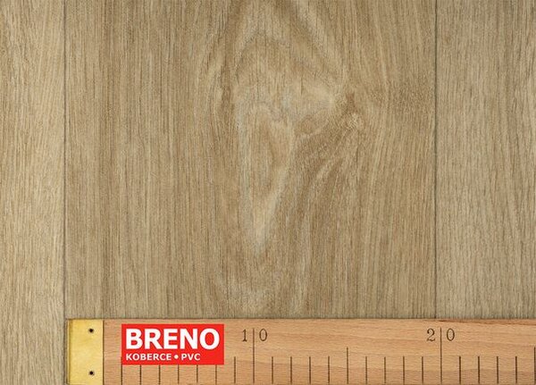 Breno PVC SUPERTEX NEW Miguel 545 - hnědé dřevo, šíře 200 cm
