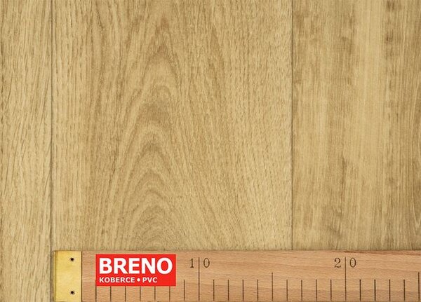 Breno PVC SUPERTEX NEW Helsinki 554 - hnědé dřevo, šíře 200 cm