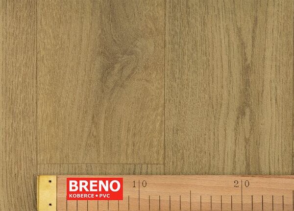Breno PVC SUPERTEX NEW Rhapsody 556 - hnědé dřevo, šíře 400 cm