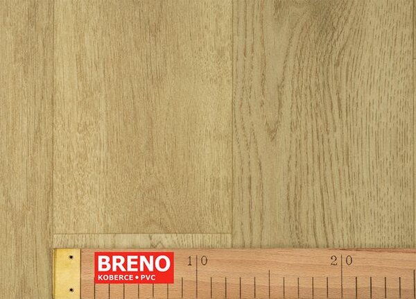 Breno PVC SUPERTEX NEW Rhapsody 561 - hnědé dřevo, šíře 200 cm