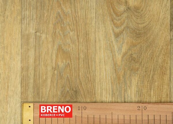 Breno PVC SUPERTEX NEW Tavel 556 - hnědé dřevo, šíře 200 cm