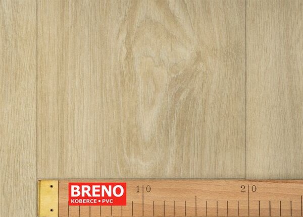 Breno PVC SUPERTEX NEW Miguel 553 - světlé dřevo, šíře 400 cm