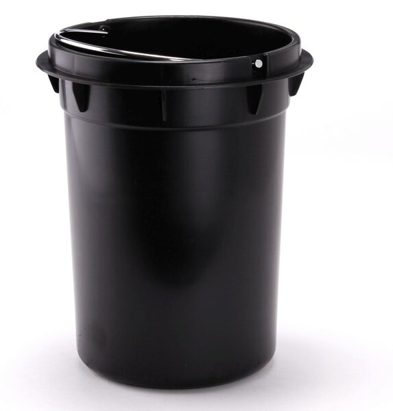 MSV pedálový odpadkový koš UNIS, bílá ocel, 3 L