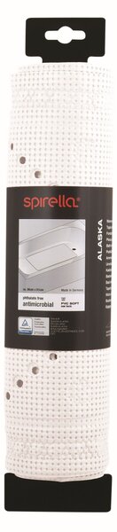 Spirella protiskluzová podložka do vany ALASKA, bílá, PVC, 71 x 36 cm