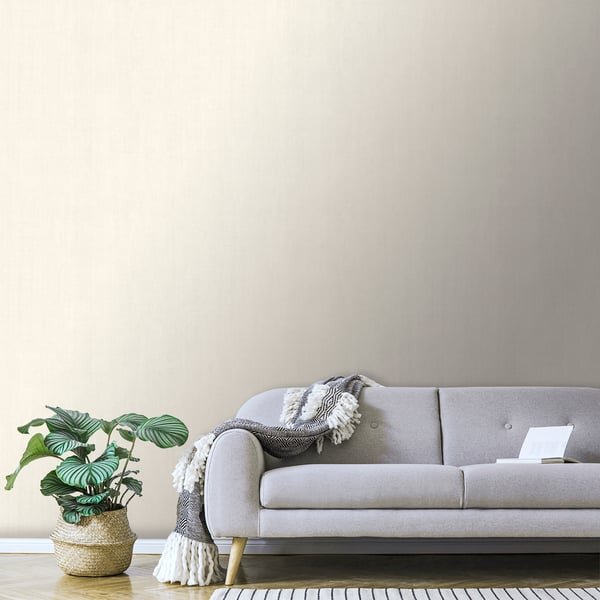 Pololesklá šedo-bílá vliesová tapeta na zeď, imitace látky, AL26200, Allure, Shades of Colour, Decoprint