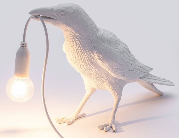 Seletti designové stolní lampy Bird Lamp Waiting