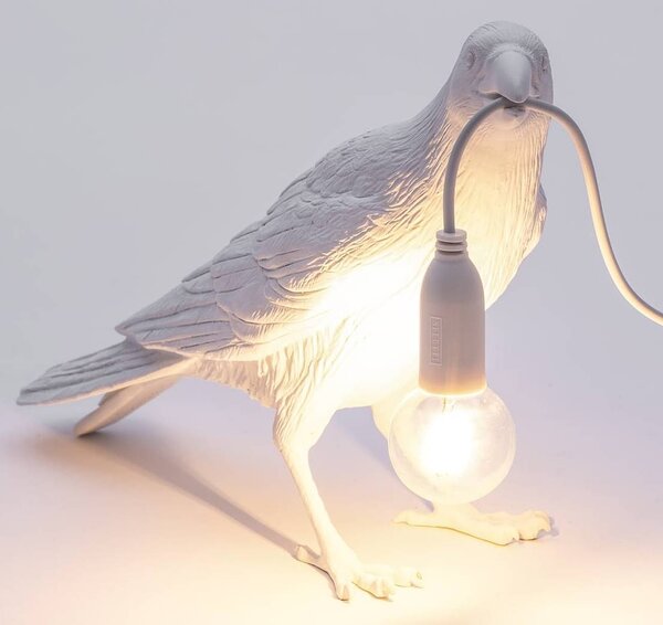 Seletti designové stolní lampy Bird Lamp Waiting