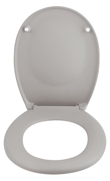 Spirella WC prkénko NEELA, soft-close, matné šedo-hnědé, duroplast