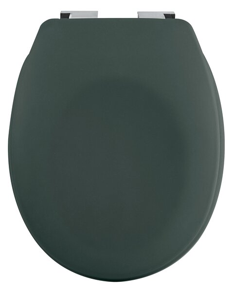 Spirella WC prkénko NEELA, soft-close, matné tmavě zelené, duroplast
