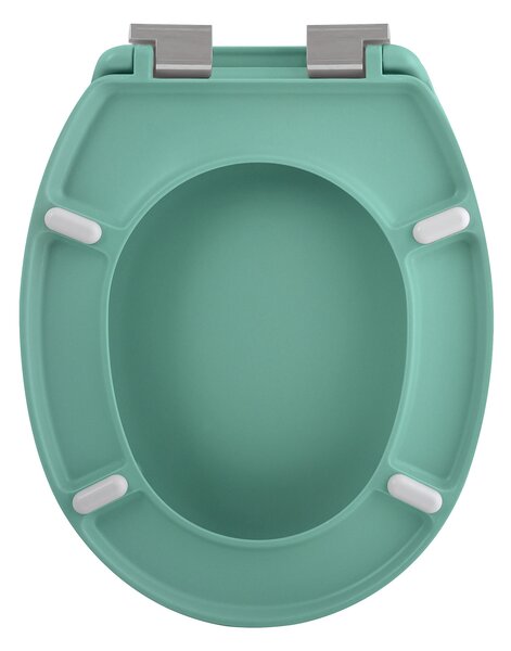 Spirella WC prkénko NEELA, soft-close, matné zelené, duroplast