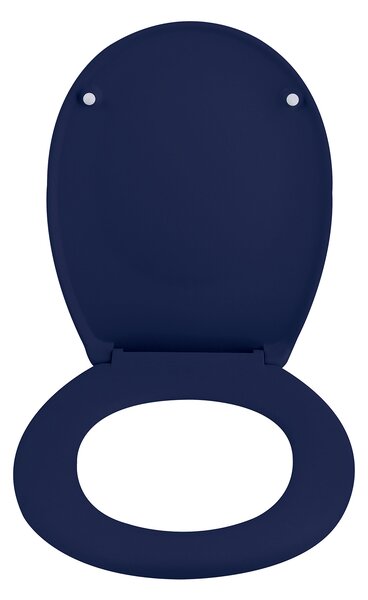 Spirella WC prkénko NEELA, soft-close, matné tmavě modré, duroplast