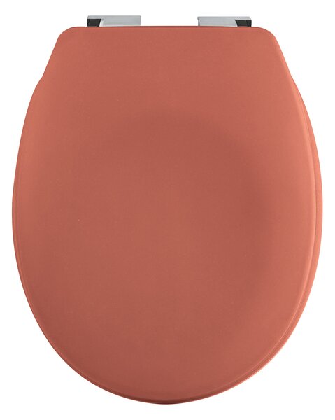 Spirella WC prkénko NEELA, soft-close, matná terakota, duroplast