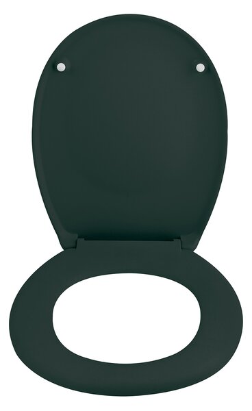 Spirella WC prkénko NEELA, soft-close, matné tmavě zelené, duroplast