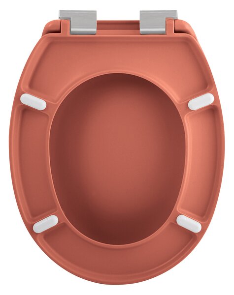 Spirella WC prkénko NEELA, soft-close, matná terakota, duroplast