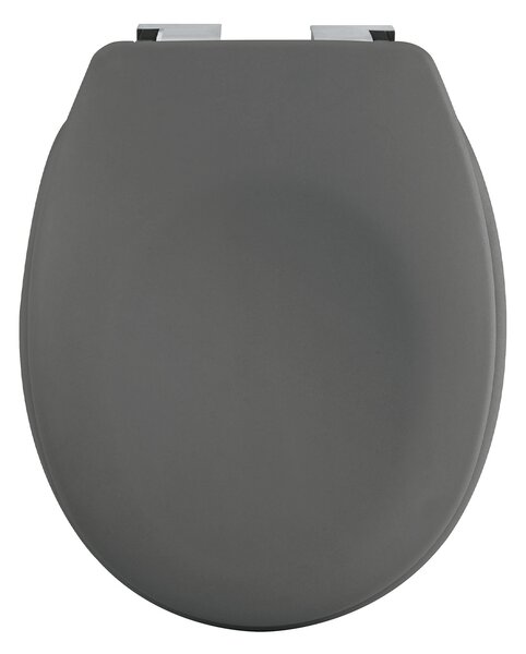 Spirella WC prkénko NEELA, soft-close, matné šedé, duroplast