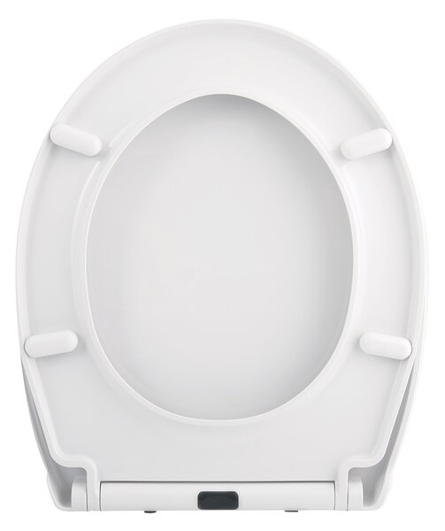 Spirella WC prkénko HARRY, světle šedé, plast