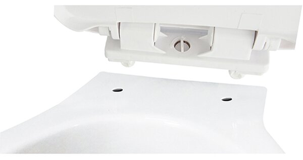 MSV WC prkénko EASY CLEAN, bílé, plast
