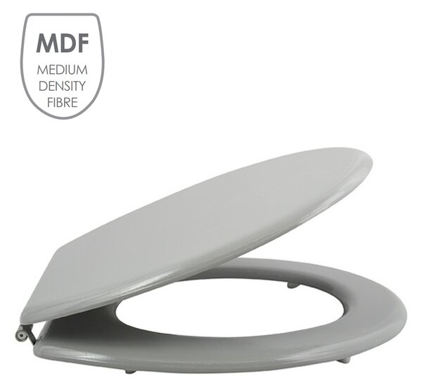 MSV WC prkénko CLEO, šedo-stříbrné, MDF