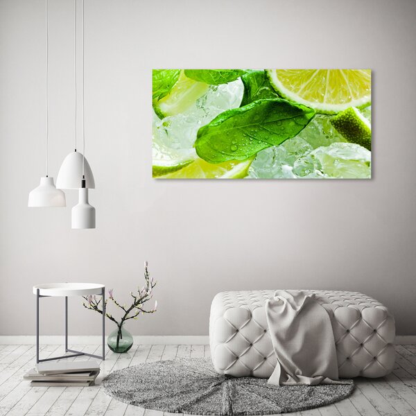 Foto obraz canvas Limetka s ledem oc-61933128