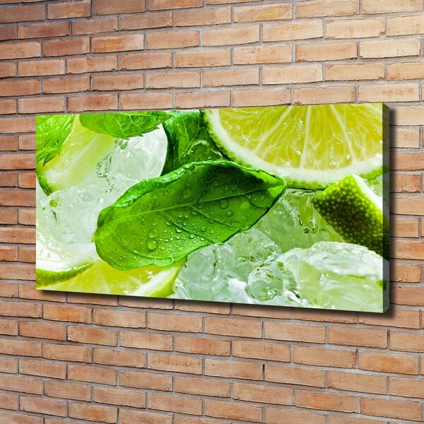 Foto obraz canvas Limetka s ledem oc-61933128