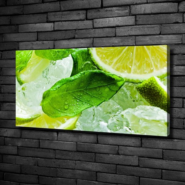 Foto obraz canvas Limetka s ledem oc-61933128