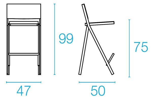 Emu designové barové židle Mia Stool