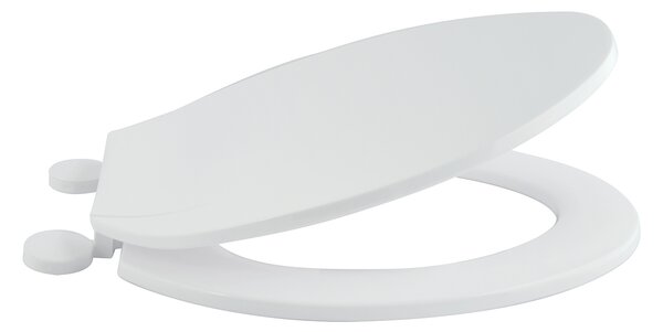 MSV WC prkénko, bílé, plast, plastové panty