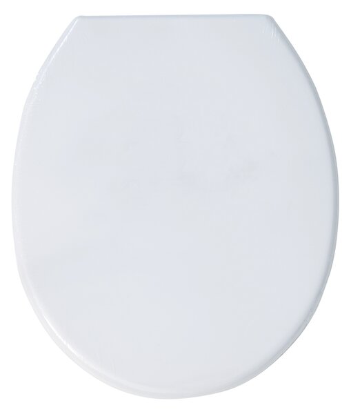 MSV WC prkénko, bílé, plast, plastové panty