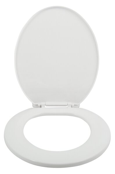 MSV WC prkénko, bílé, plast, plastové panty