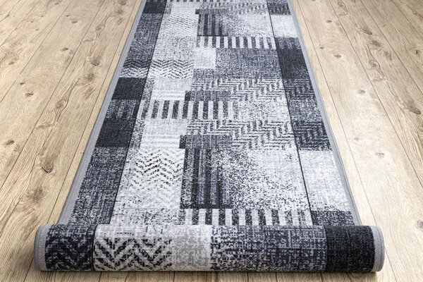 Associated Weavers Běhoun pogumovaný Essenza 19 šedý Šíře: 67 cm