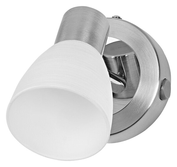 Bodové svítidlo LED Vase, 1x G9, Kartáčovaný nikl
